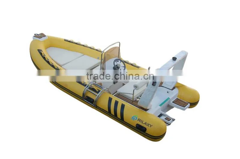 Rilaxy CE certificated 2.5m-10m China rib boat manufacturers