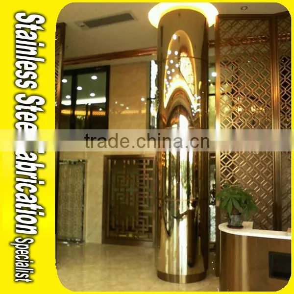 Building Structural 304 Stainless Steel Exterior Decorative Column