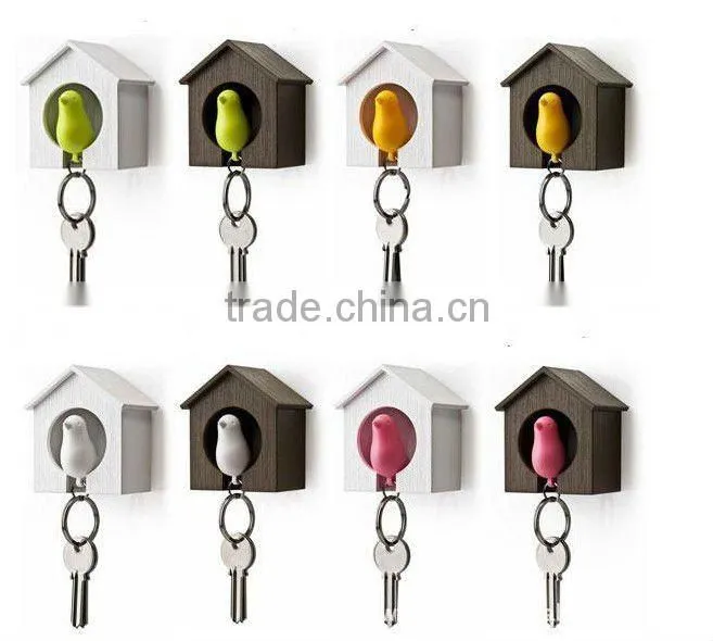 against losing sparrow house key chain holder