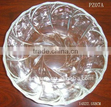 colored glass bowl