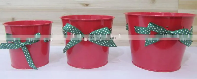 Wholesale Gift Metal Christmas bucket