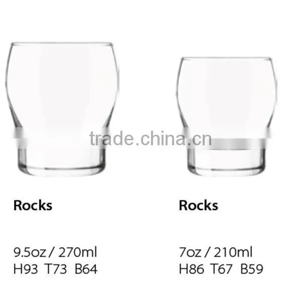 beer glass beer tumbler clear juice tumbler drinking rock glass