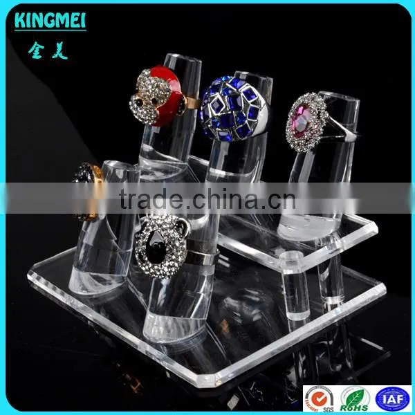 High quality table top Colorful earing acrylic display holder for jewelry stores