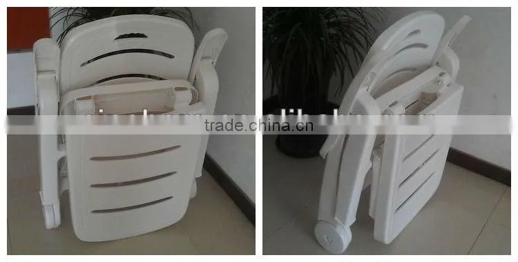 Outdoor Plastic Beach Chair Folding Leisure Chair