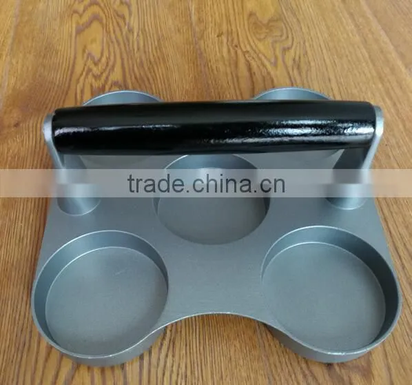 5 section LFGB standard aluminum hamburger press