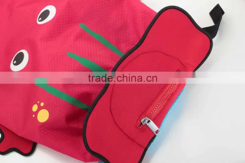 2017 lastest waterproof kid bag cute fish backpack beach bag