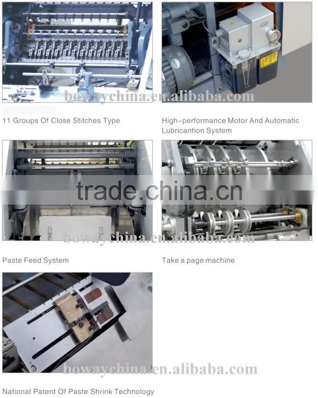 Touch screen Full Automatic Book Sewing Machine industrial machinery