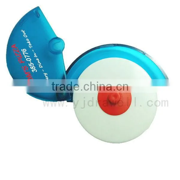 KA-4355 Personalized Transparent Handle plastic blade pizza cutter