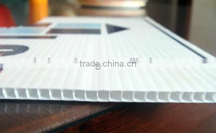 pp corrugated silk-screen printing plastic sheet