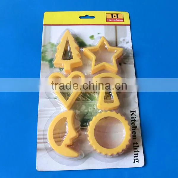 4 pcs plastic cookie Cutter
