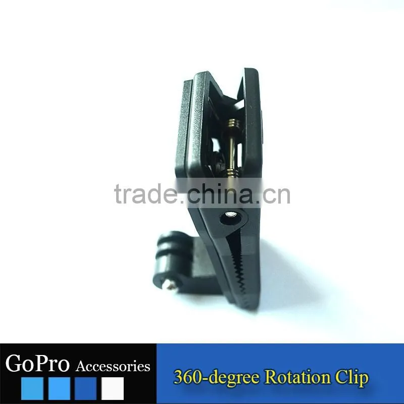 2016 New Wholesale GoPros 360 degree rotation clip for gopros heros 4 3 3+ GP06