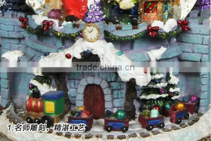 Christmas Decoration Resin snow globe glass snow globe crafts