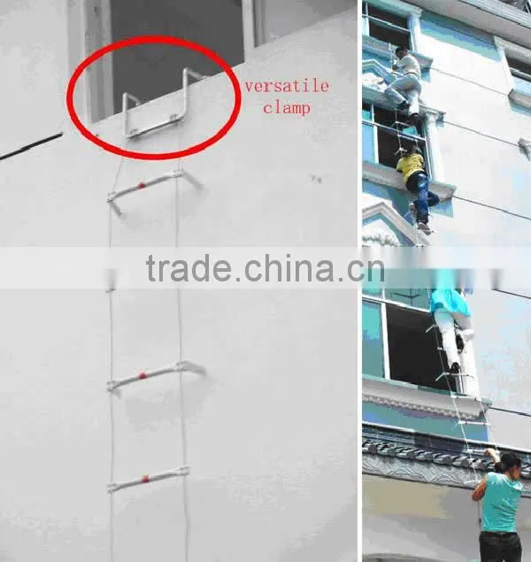 New Product High strength lifesaving equipment steel wire lightweight extension ladder