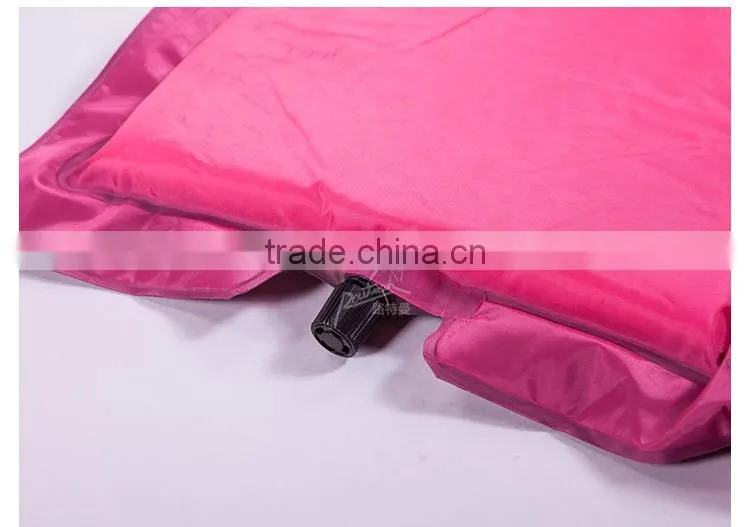 1 Person Foldable Compact Packing Inflatable Mat With PVC Waterproof Foam 1KG