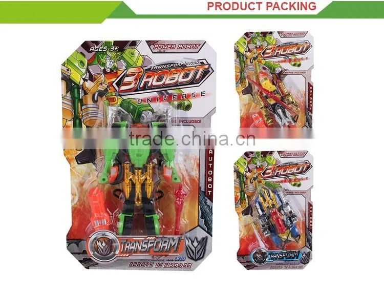 Newest product children play model car transform robot toy