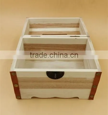New art craft design and hot sell pine wooden box for Craft, Jewelry, Tea, Exhibition , wine, beverage