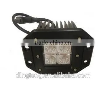 3" Cube Flush Mount LED Light ATV UTV auto parts light 16w 20w available
