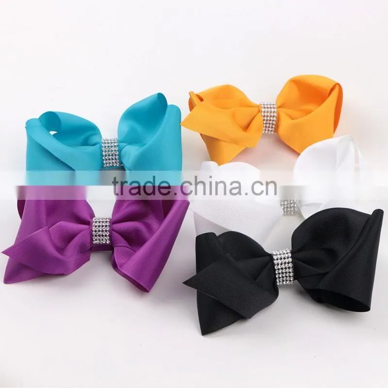 big 8 inch grosgrain ribbon hair bow