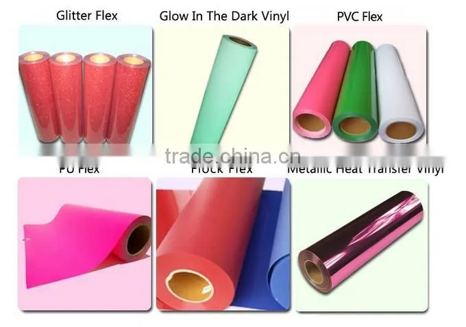 Cheap PVC Material Reflective Garment Heat Transfer T-shirt Vinyl