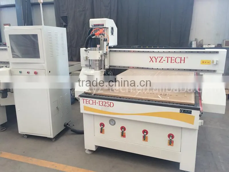 Disc type automatic tool changer machining center Italy HSD 9.0KW air-cooled spindle CNC Router