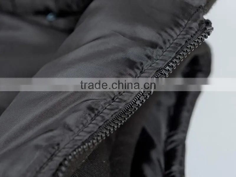 Double sides hooded polar fleece warm winter sleeveless men's windbreaker vest