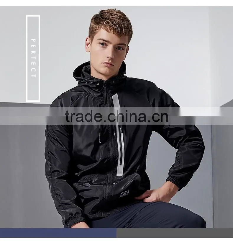 Hot Selling Men Cool Hiphop Style High Quality Solid Jacket Sports Jogging Outerwear Coat M-4XL XN-PJ16032