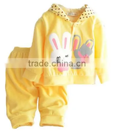 Latest Fashion Winter Child Garment Warm Kids Children Camping Play Clothes Set