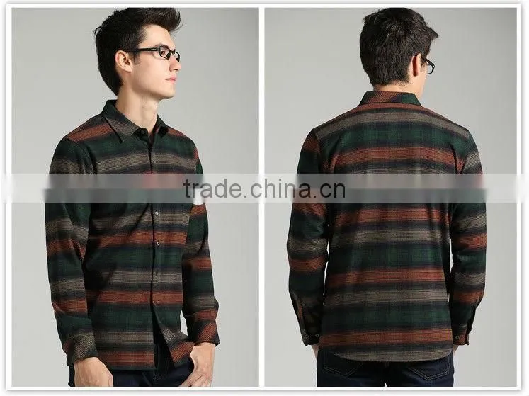 fashion casual shirt for men with long sleeves