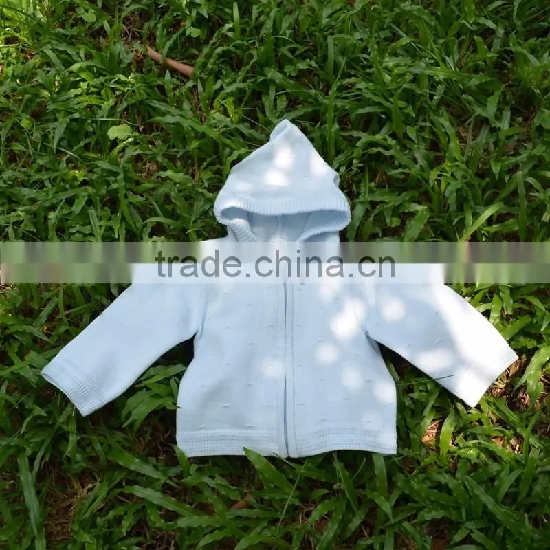 New Fashion With Zipper Long Sleeve Knitting Sweater Boy Cardigan