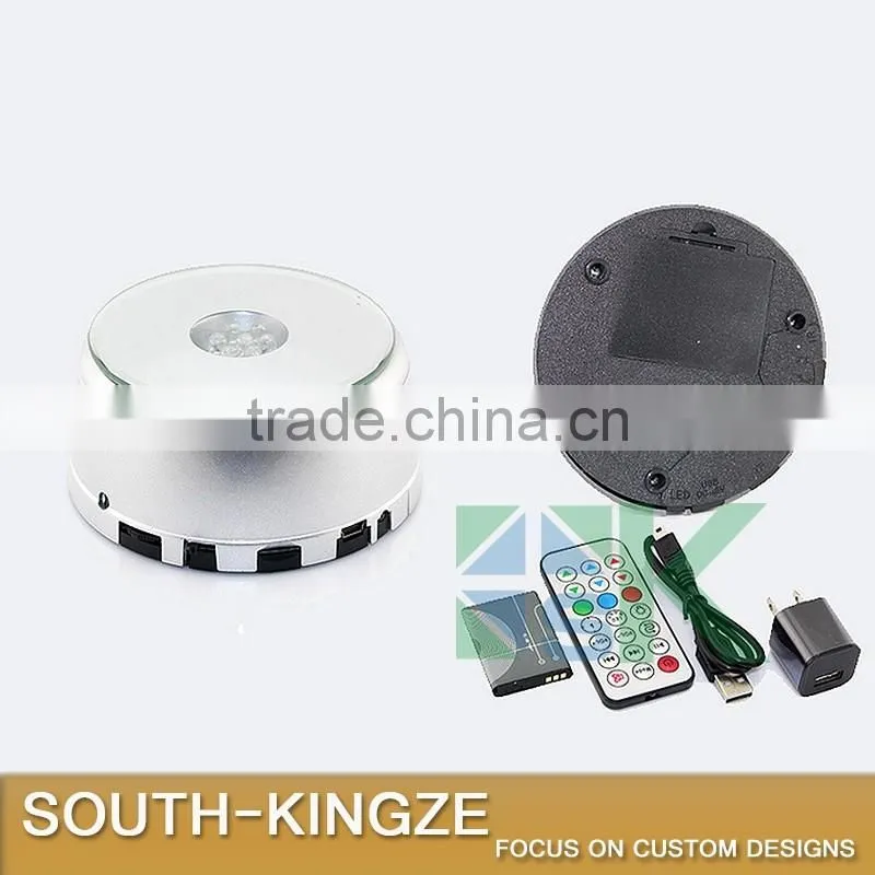 Mirror Face LED Lighting Remote Control Smart Glasses Display Stand