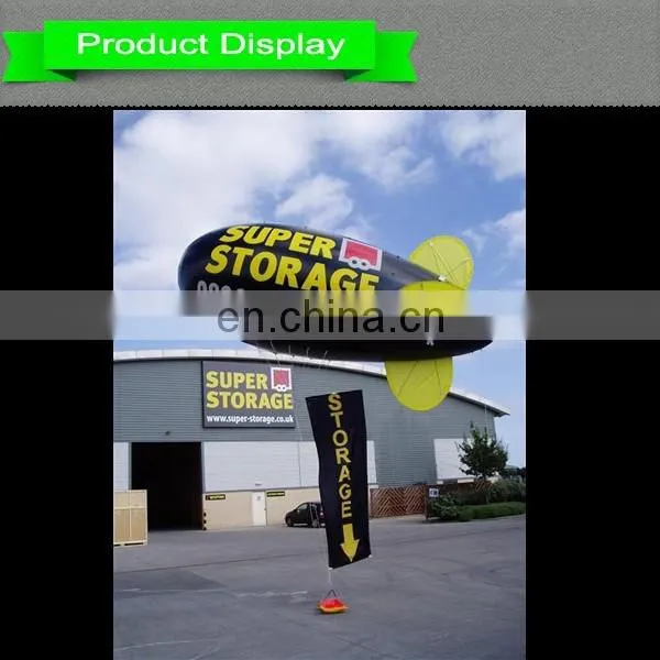 inflatable flying helium blimp Large inflatable Zeppelin for outdoor events