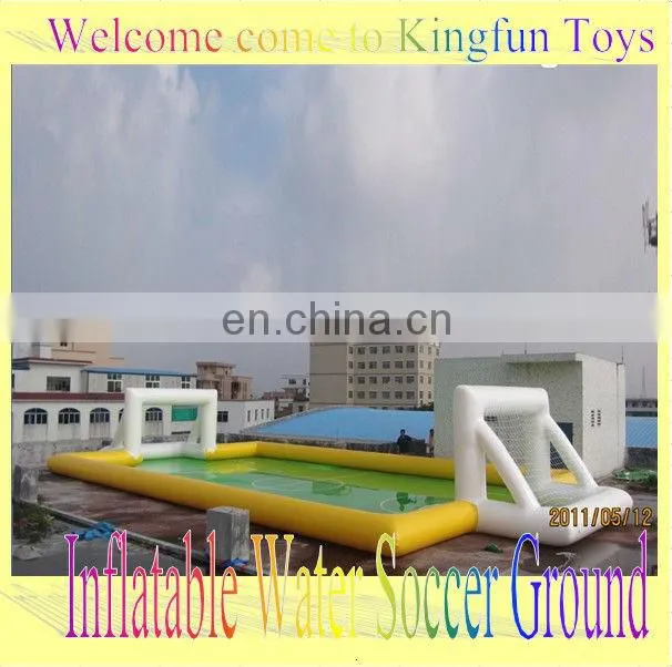 Best price inflatable soccer field with entrance