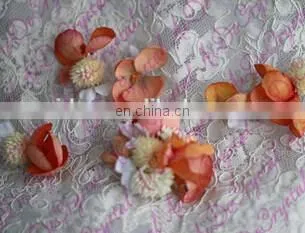 Aidocrystal beautiful light pink flower rose hair clips wholesale hair accessories