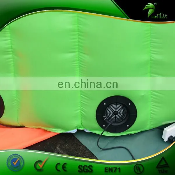 Green Inflatable Stage with Movie Screen Inflatable Customized Screen