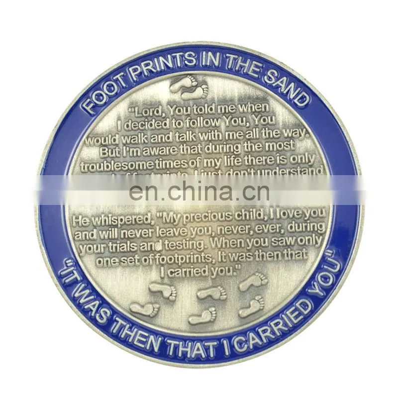 Soft enamel metal gold replica coins