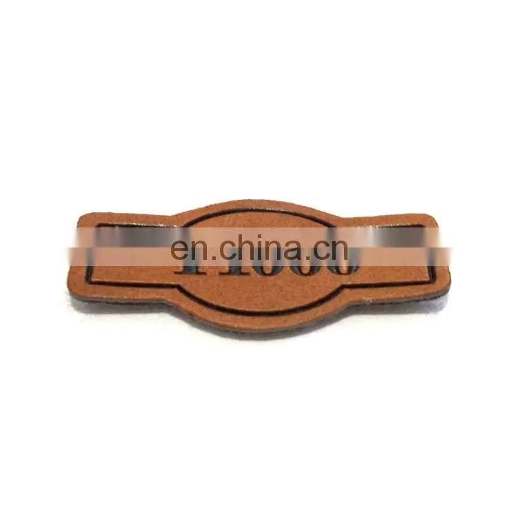 customized leather clothing labels leather patches, leather labels with customized jeans leather patch