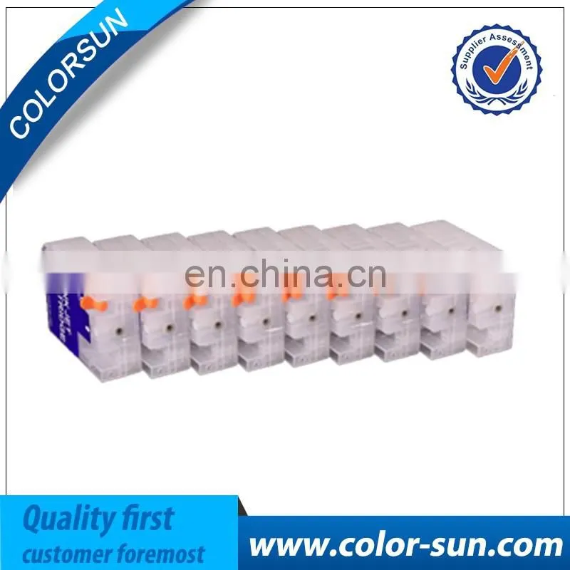 9 pieces/ lot For EPSON Surecolor P800 Refillable Ink Cartridge With Permanent Chip 80ml volume