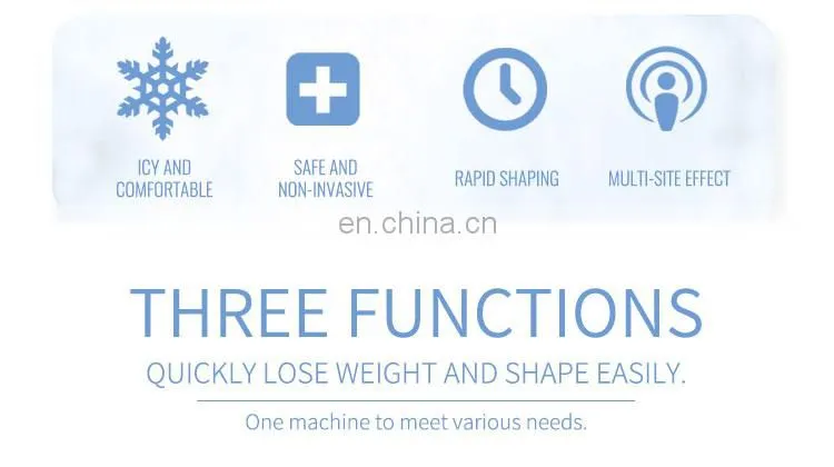Professional 4 Cryo Handles cavitation rf laser pads fat freezing Machine Cool Body Sculpting Therapy body slimming Machine