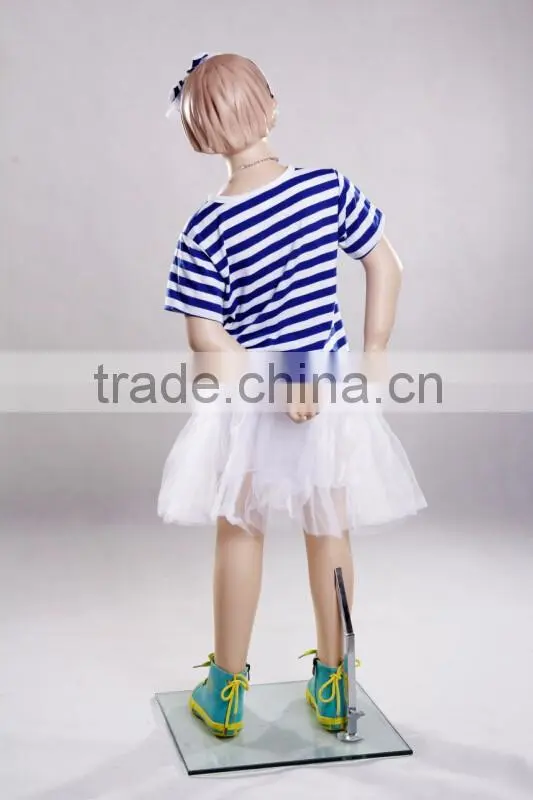 Cheap Mannequin Fiberglass Children Mannequin Realist Kids Dummy Manikin KD7
