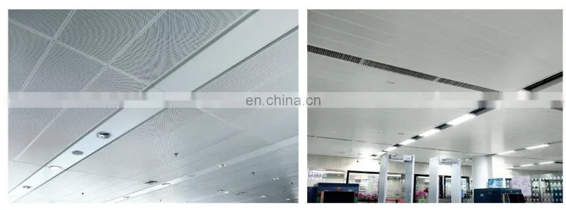 Furred Ceiling/Suspended ceiling/ Hang Ceiling Elegant and Fashion Aluminum Integration Ceiling