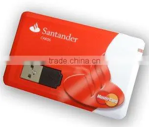 Popular Pretty and Newest Credit Card Usb Flash Drive With Logo New Arrival