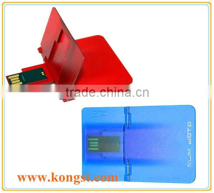 transparent credit card usb flash drive/usb sticker logo printable