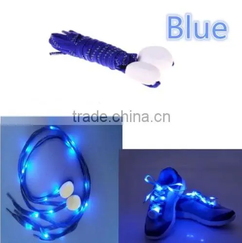 LED Shoelaces Light up Flashing Shoe Laces or Fluorescence Shoelaces Rave Party
