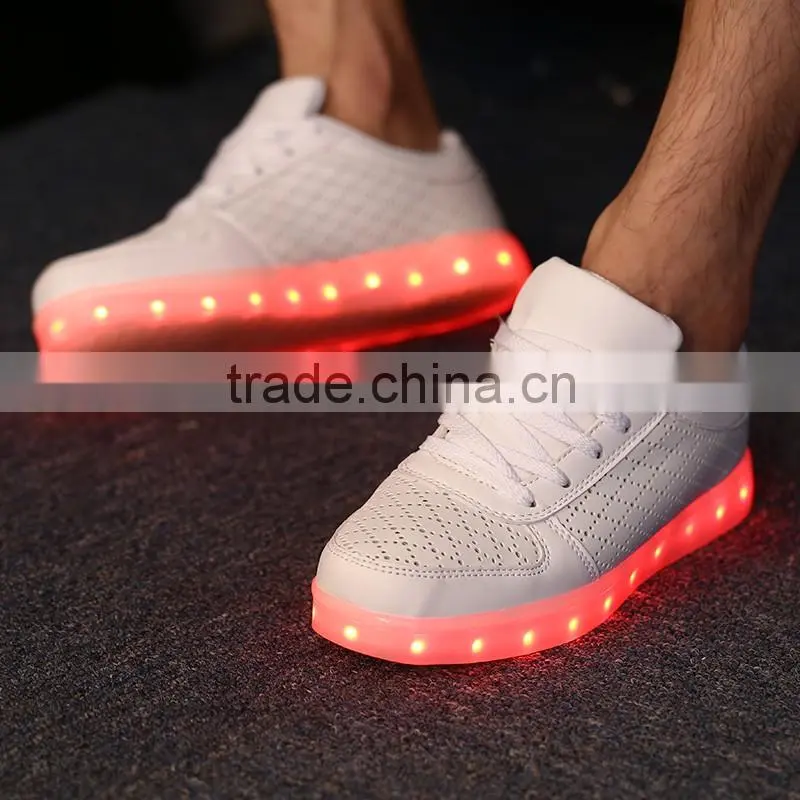 low cost kids canvas shoes with light,2016 most popular adult trainers with lights,light up shoes for adults