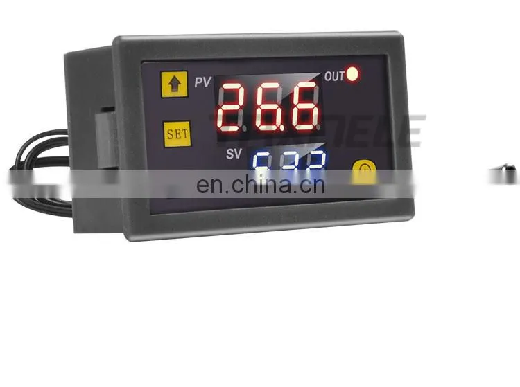 W3230 DC 12V 24V 110V-220V AC Digital Temperature Controller LED Display Thermostat With Heating Cooling Control Instrument