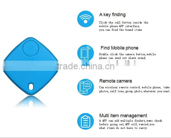 Profession Manufacturer Cute luggage finder mini bluetooth pet/child finder