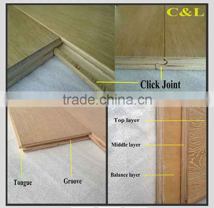multilayer UV Lacquered iroko engineered wood flooring