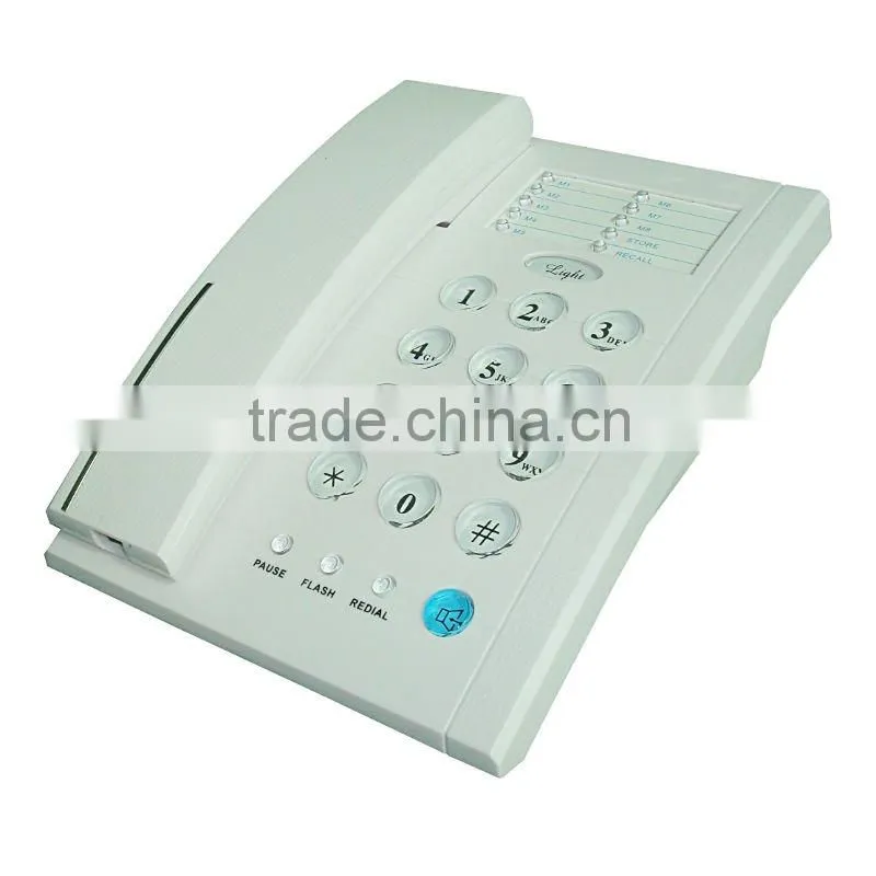 telephone single line with memory and speaker