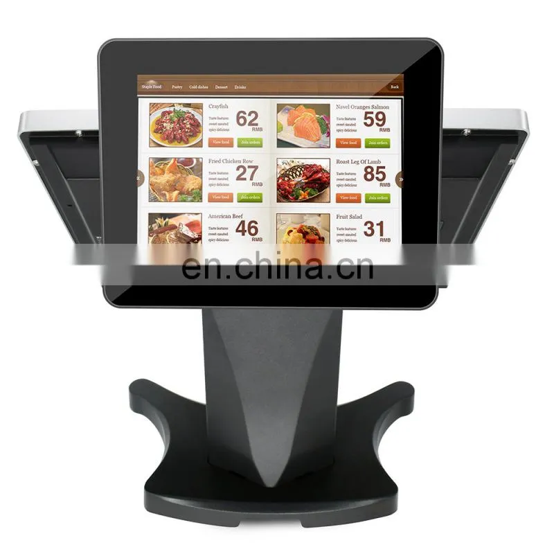 15'' Touch Screen all in one POS system Wifi/Dual Screen Cash Register/Built-in 8inch Customer Display Cashier POS Machine