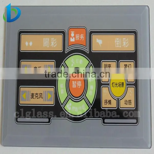 3,4,5,6,8MM excellent quality silk screen glass for decoration
